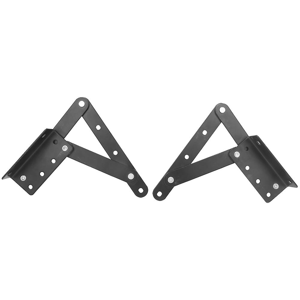 1 Pair Multifunction Folding Spring Tea Table Sofa Lift Up Top Lifting Frame Hinge Black