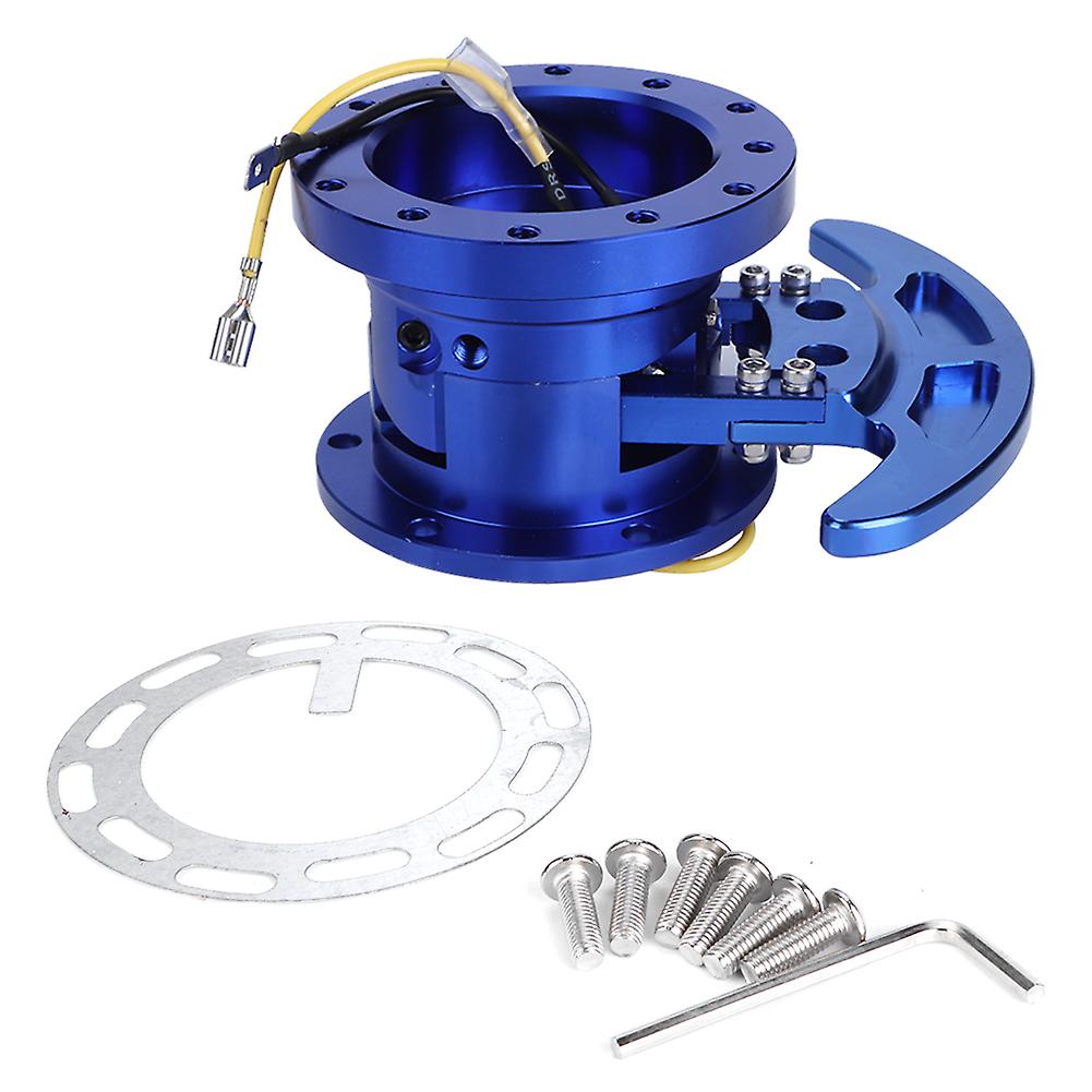 Racing steering wheel quick release hub kit with removable adapter