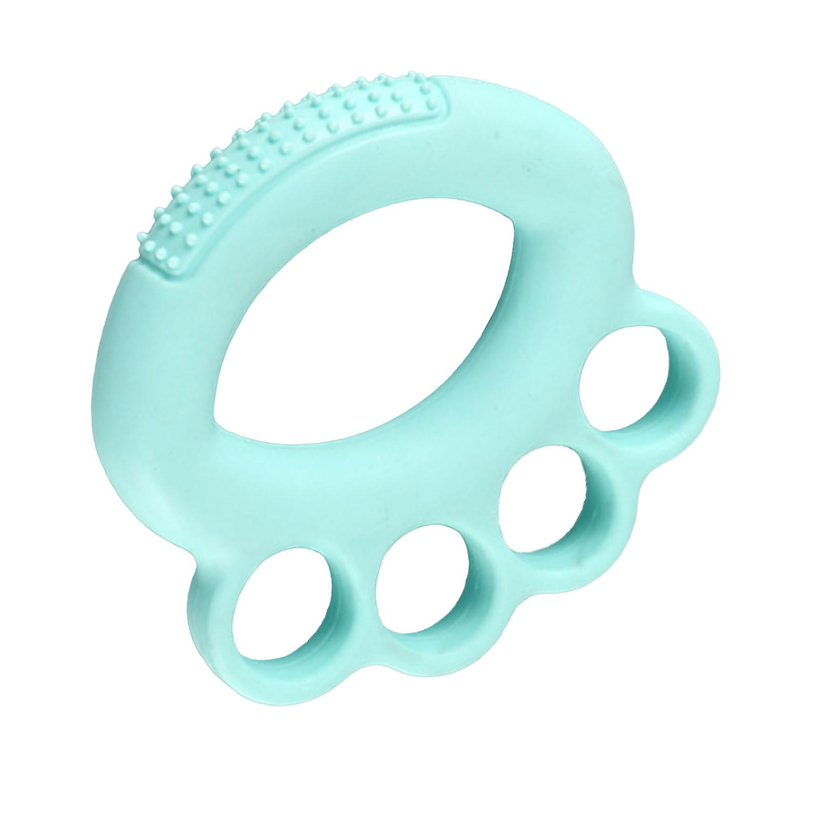 Silicone Finger Stretcher Ring Light Blue Flexible Hand Trainer