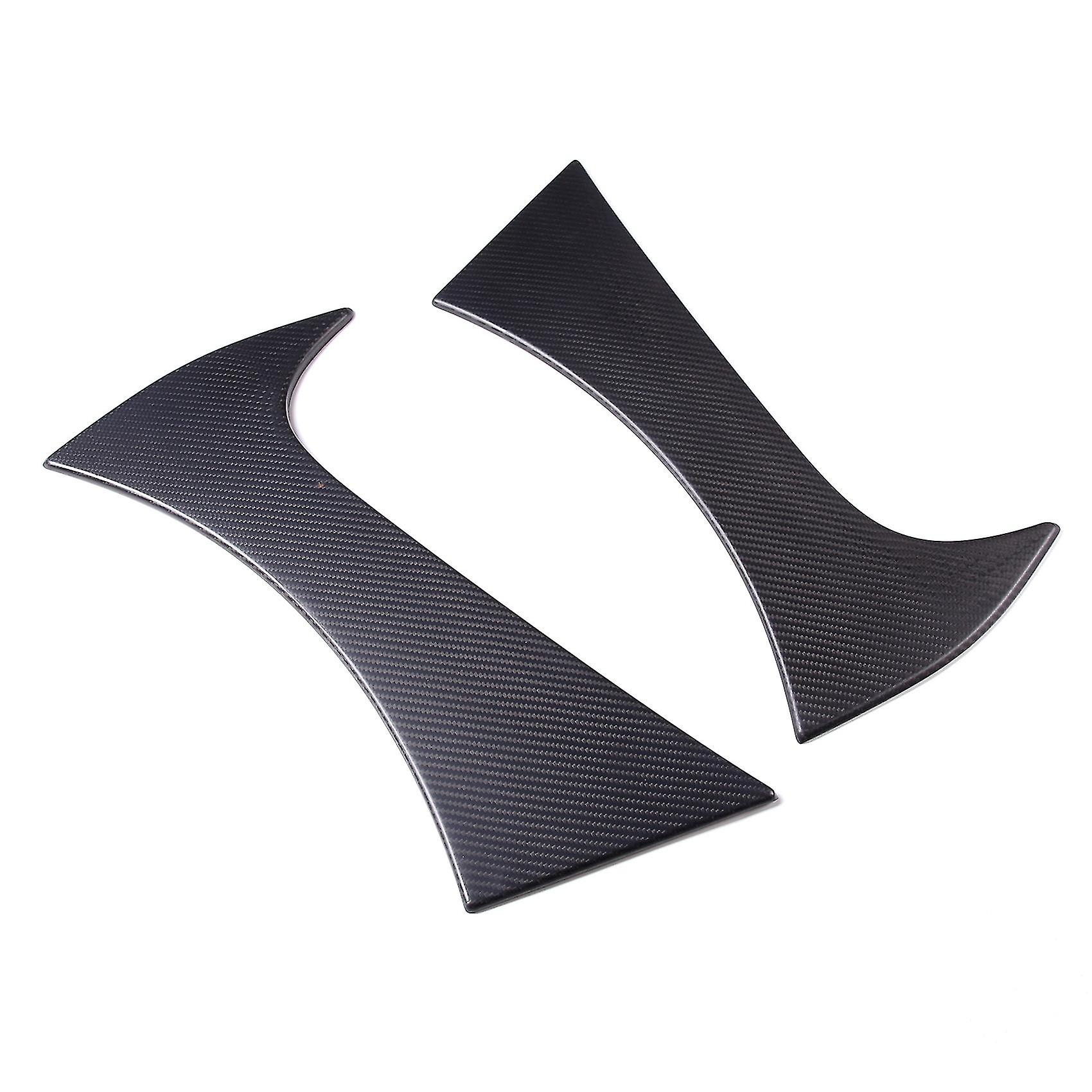 Auto vera fibra di carbonio posteriore triangolo decorativi piastre copertura trim adesivi per Brz 86 2022