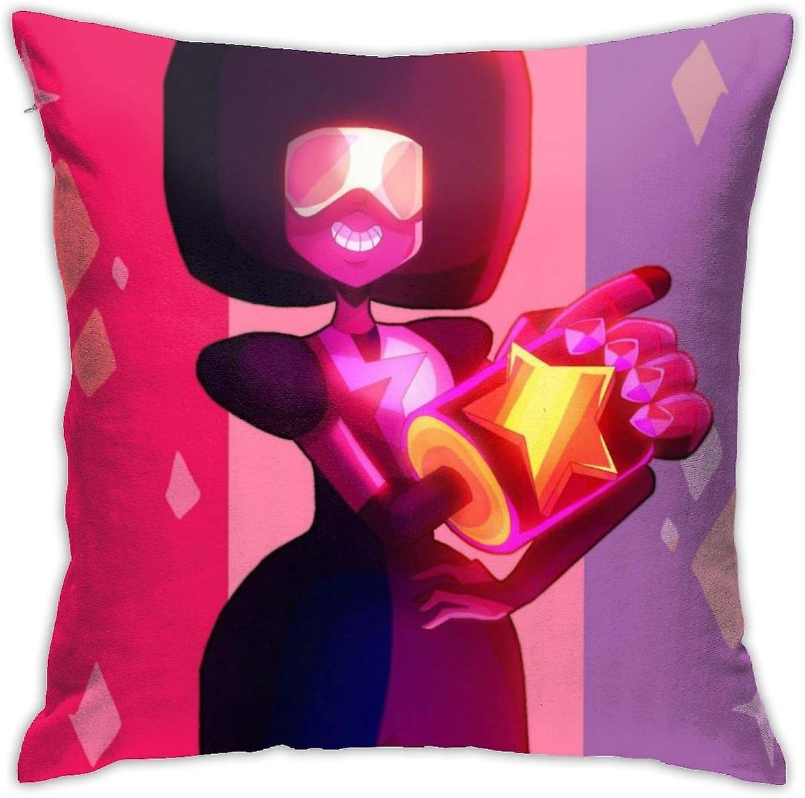 スティーブンユニバーススピネルスロー枕カバー18 x 18インチ、枕カバーモダンクッションカバースクエア枕カバーデコレーション-s221