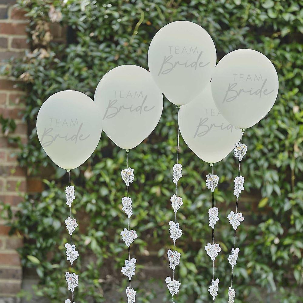 Team Bride Hen Party Balloons with Tails | Decorations x 5