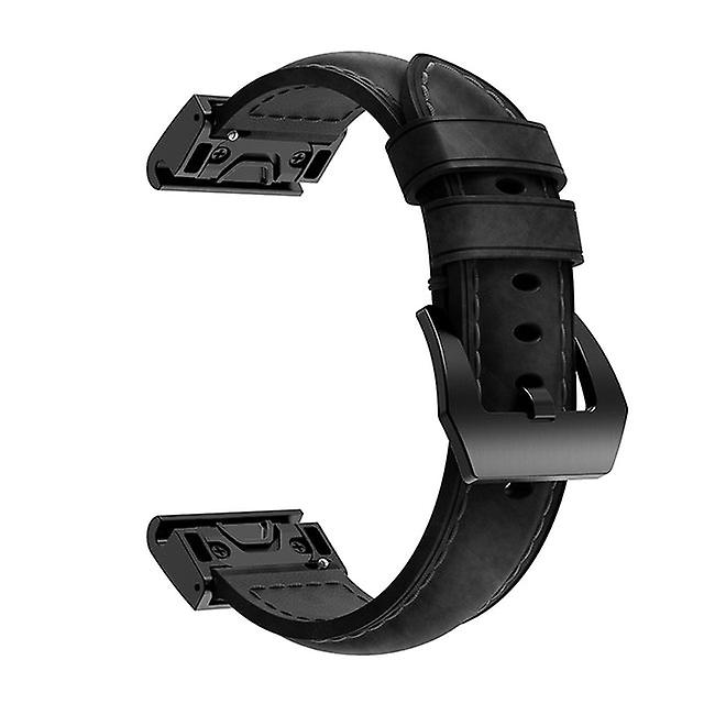 Leather Universal Watch Strap Suitable For Grarmin Fenix 7/6/5