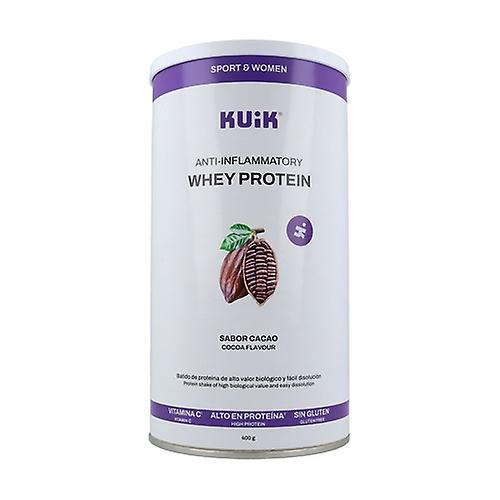 Whey protein cocoa flavor 400 g of powder