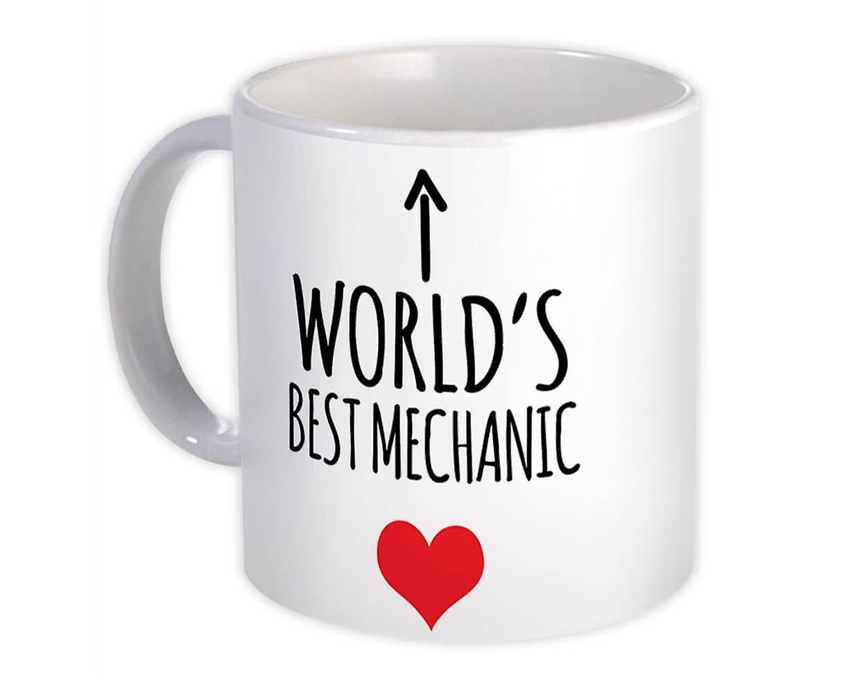 Gift Mug: Worlds Best MECHANIC Heart