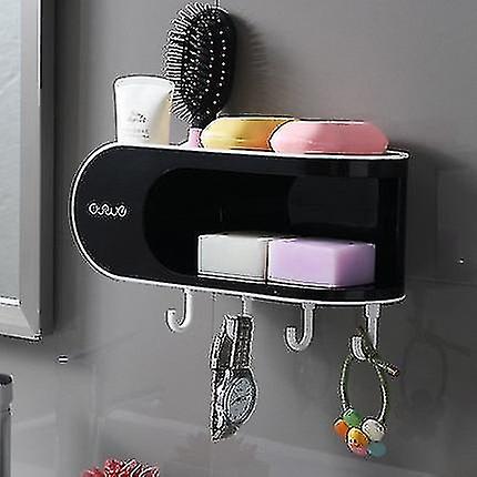 バスルームソープディスペンサートイレラック滑り止め収納ボックス防水ソープボックスバスルームアクセサリーbl