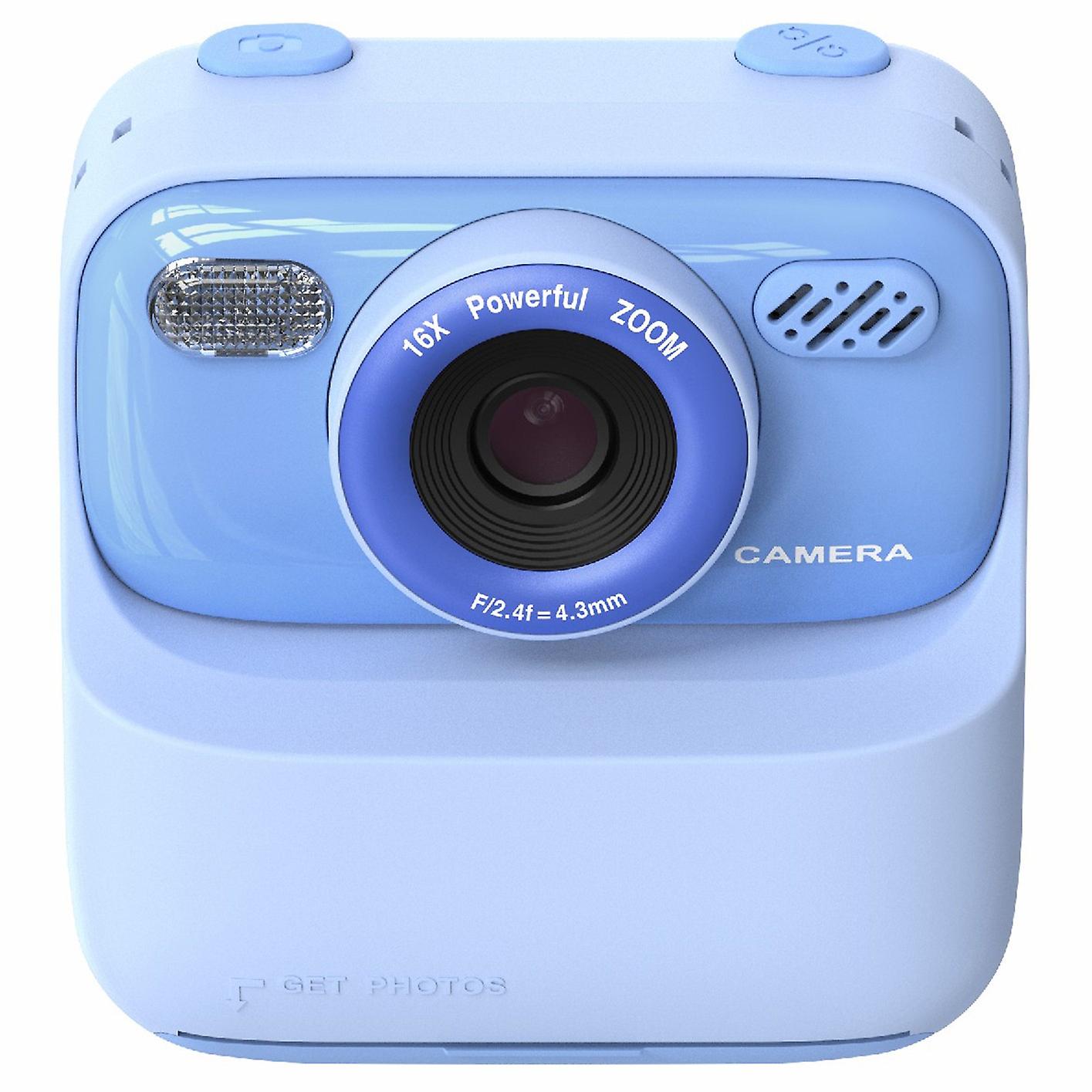P79 Kids Instant Camera Fun Game HD Dual Lens Rechargeable Camera 2.4-inch Screen with 32G Memory Ca