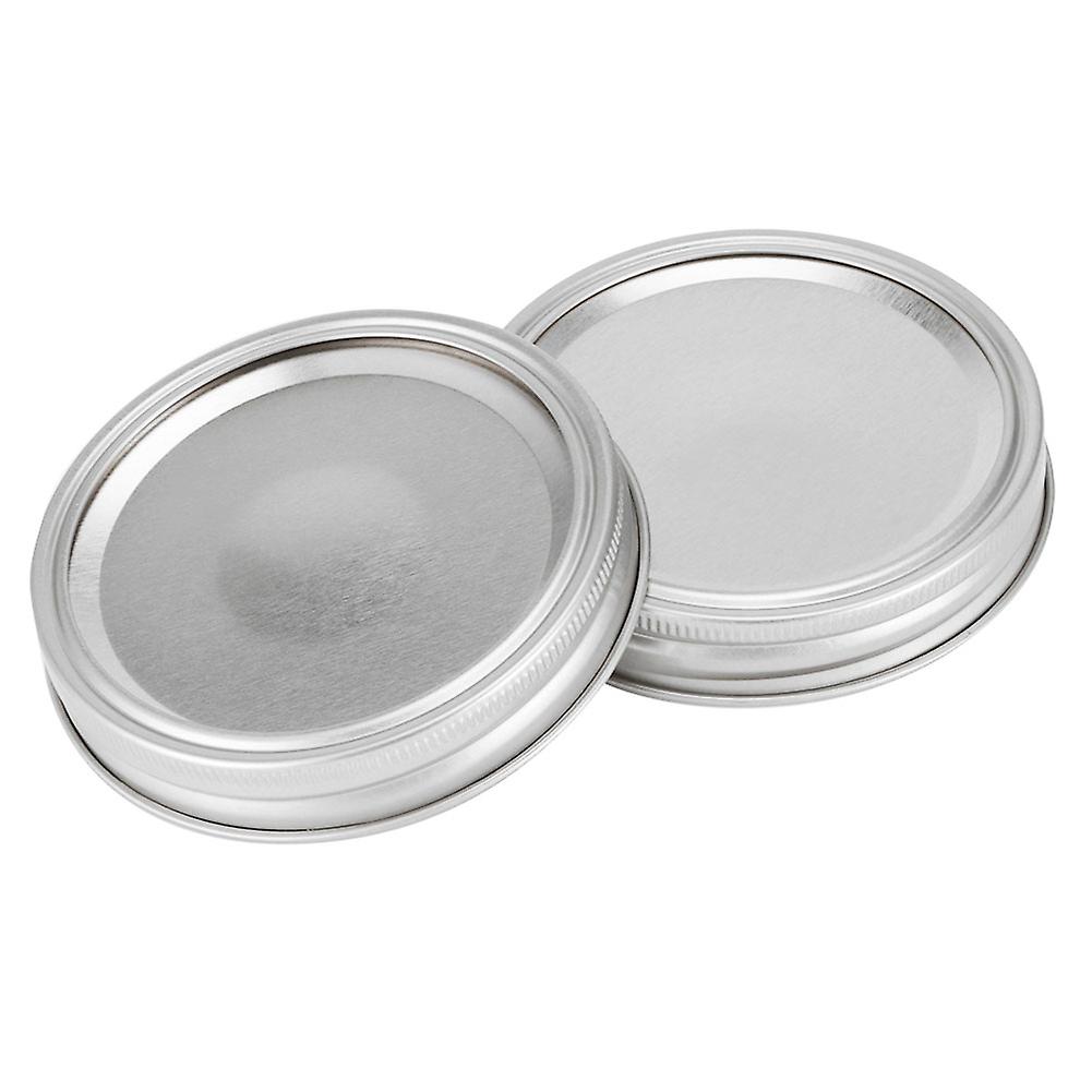 10Pcs 70mm Silver Split-Type Glass Jar Canning Lids Set