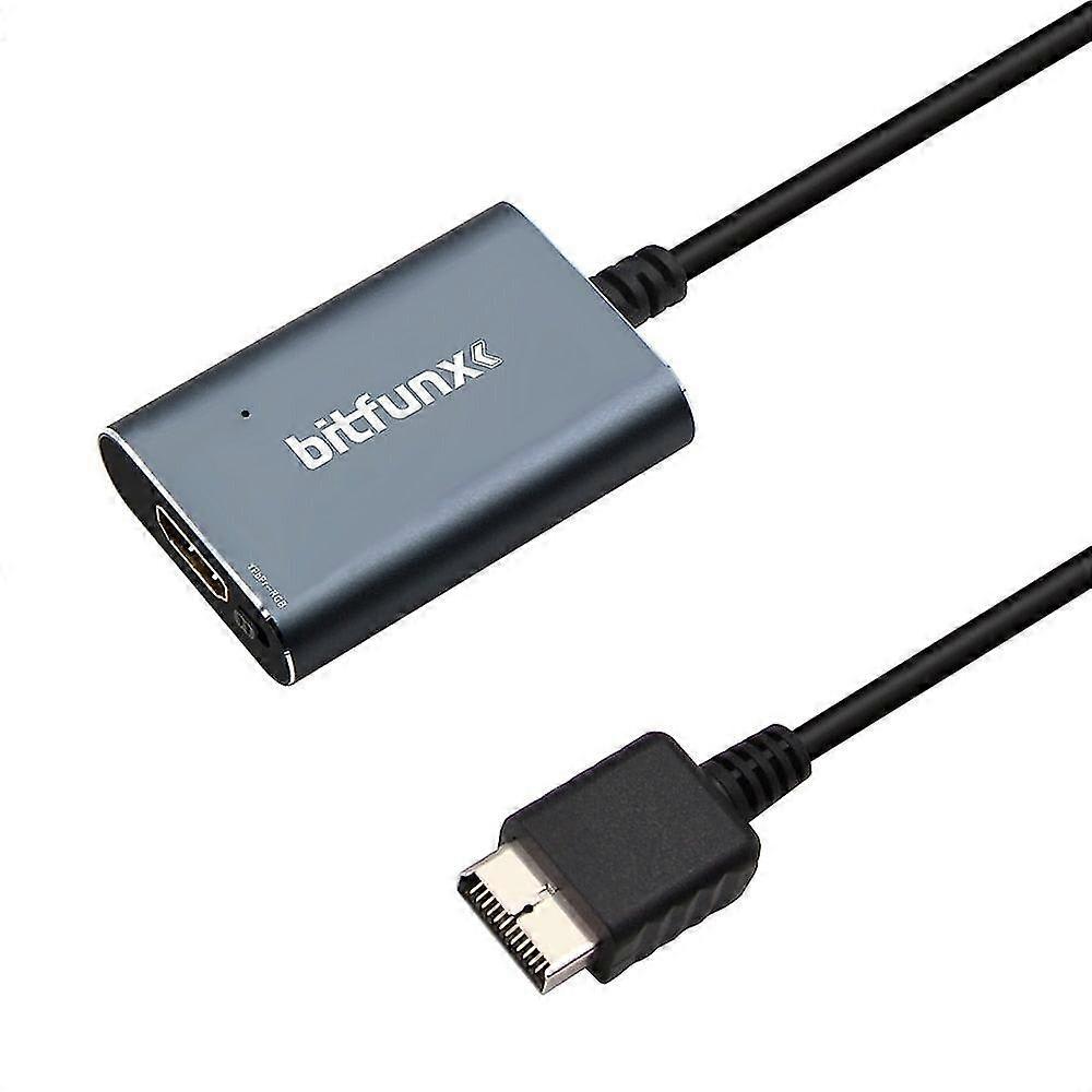 Hdmi-compatible adapter lead for sony ps2 including rgb/component switch for connecting a ps2 to a m