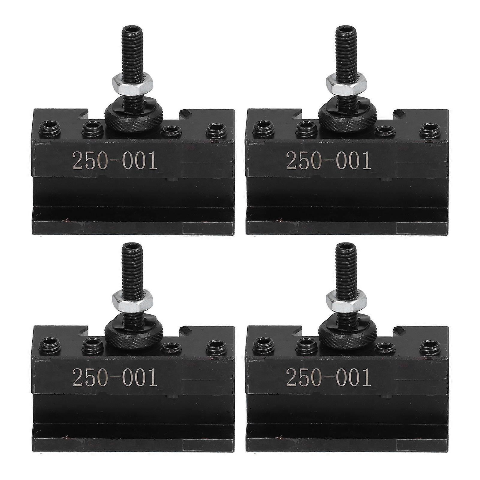 4pcs Tool Post Holder Turinng Facing Boring Piston Wedge Hardware High Speed Steel 250001