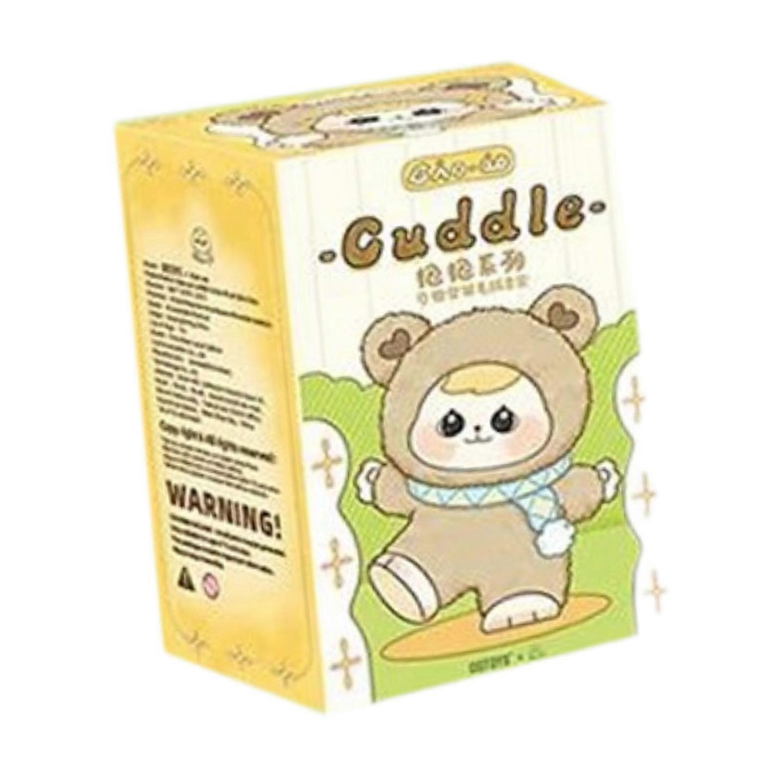 Cartoon Plush Figure Collectible Random Design Box Toy Figure Toy for Kids