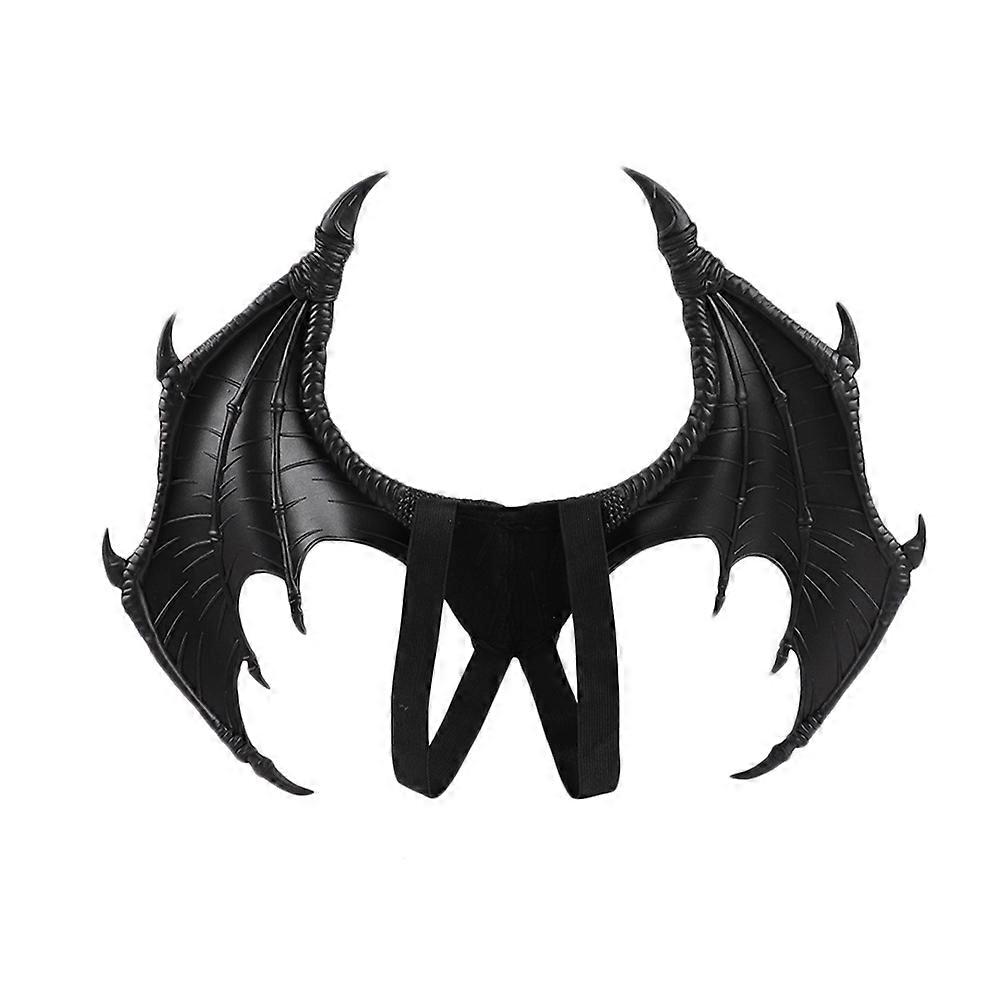 Black Outfit Devil Wings Costome Dragon Dress Mardi Gras Costumes Devil Costume Satan Costume