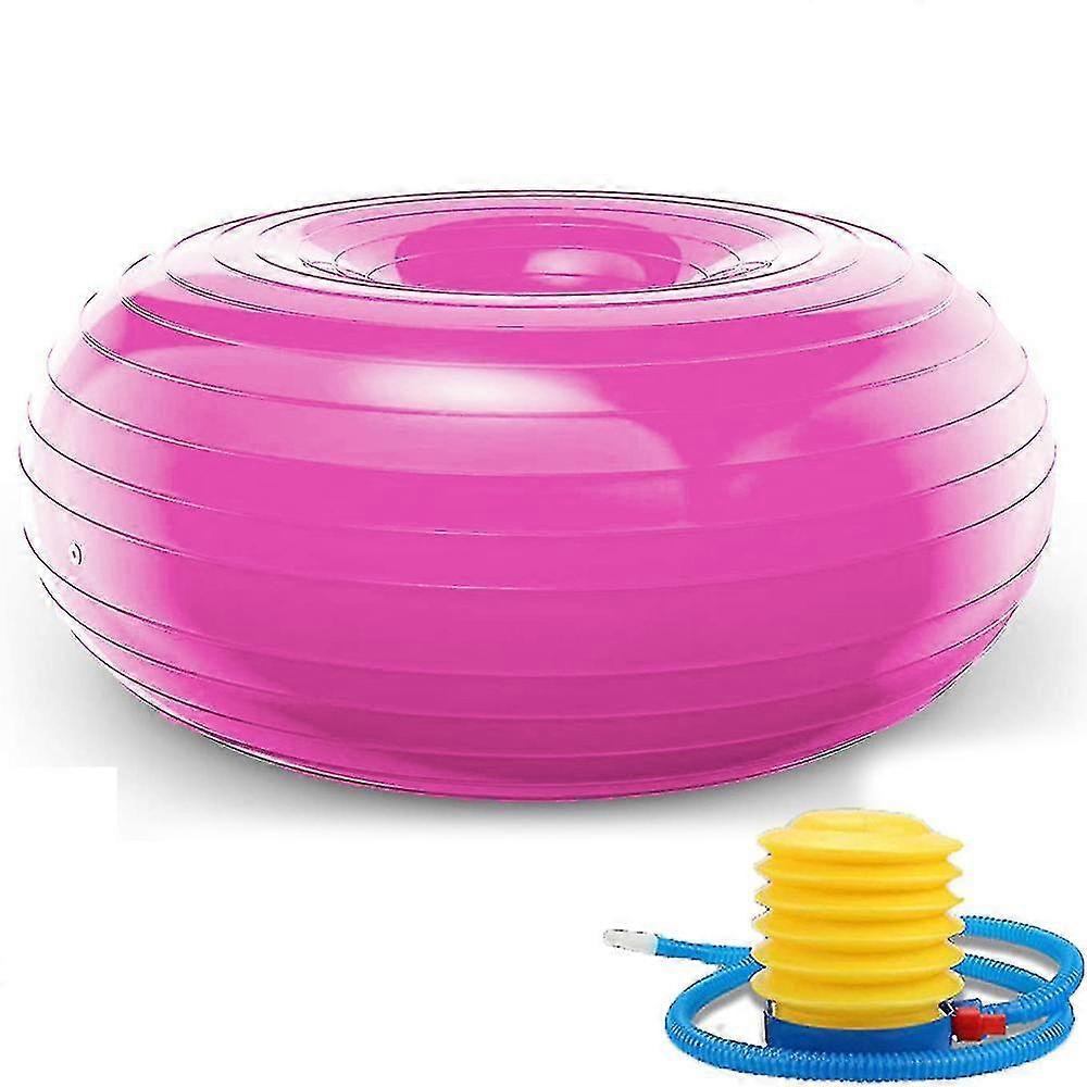 Donut Exercise, Workout, Core Training, Swiss Stability Ball For Yoga, Pilates And Balance Training In Gym, Office Or Classroom