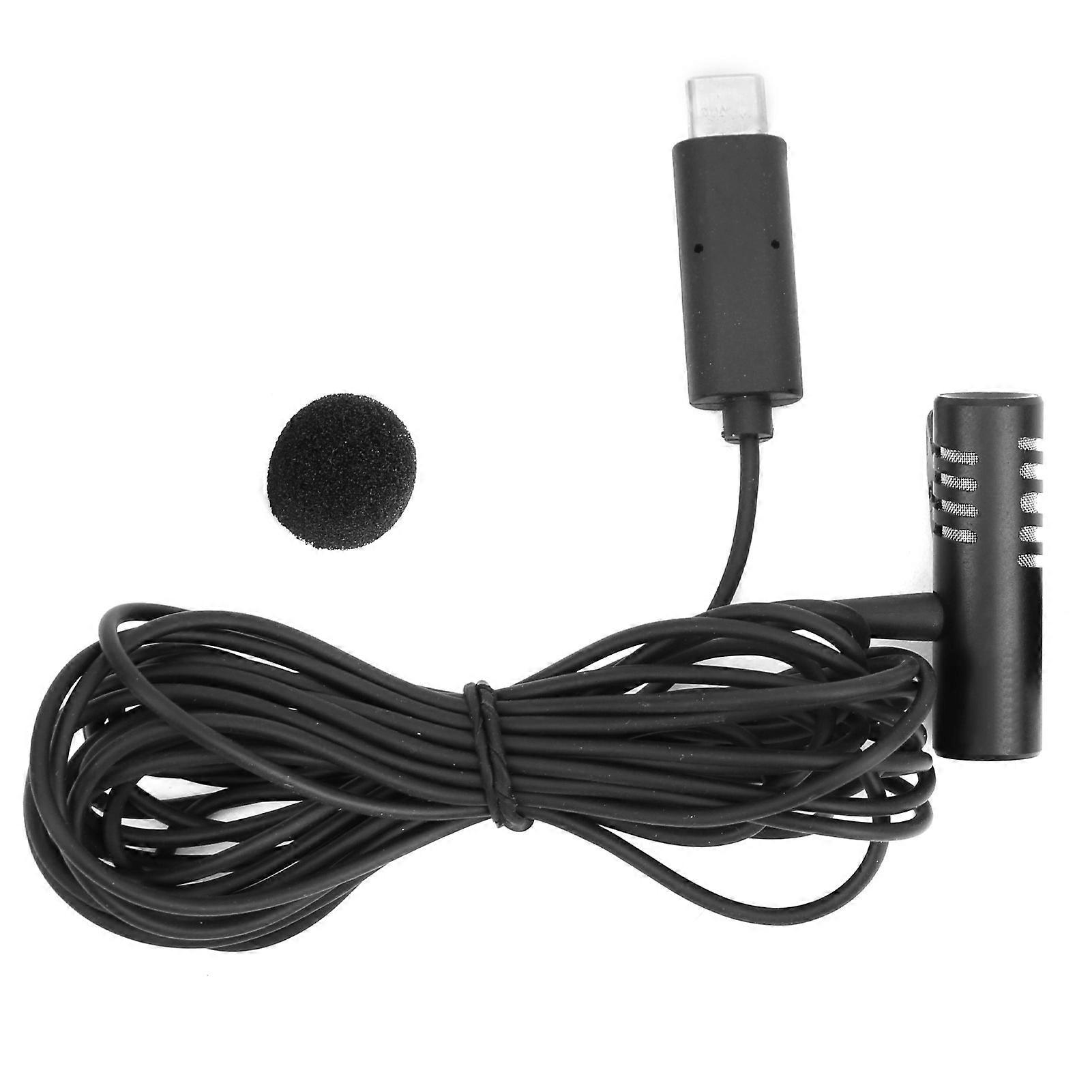 Pocket Camera Universal Lavalier Microphone Typec Clip On Microphone For Recording