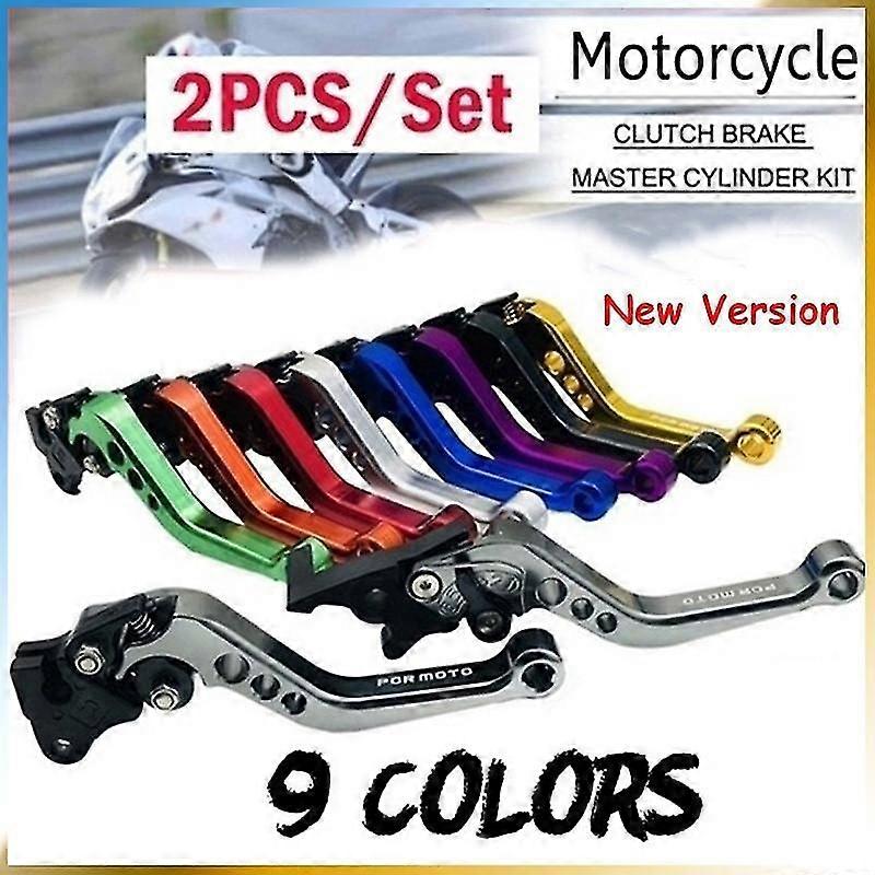 Exquisite Light New Version 1 Pair Universal Moped Motorcycle Parts Modification Handle Brake Clutch Adjustable Lever Set