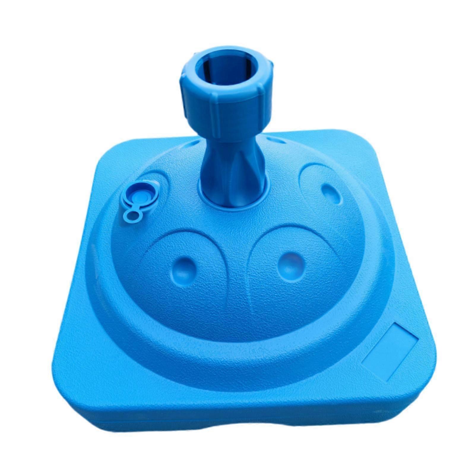 Supporto per ombrellone Robusto attacco per ombrellone Base per ombrellone per patio prato all'aperto blu