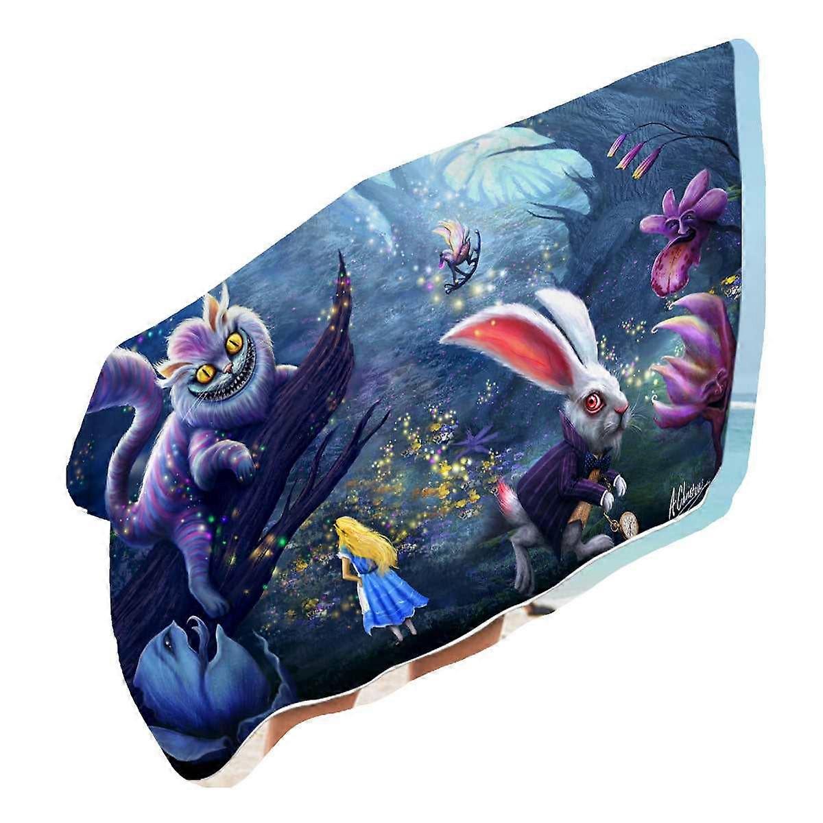 Cool Fairy Tale Wonderland Microfiber Beach Towel
