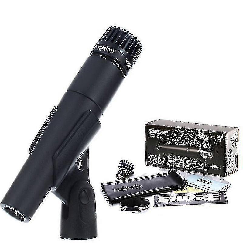 Kompatibel Shure Sm57 Legendarisk dynamisk mikrofon Profesjonell kablet håndholdt kardioid karaoke mikrofon Kompatibel scene studioopptak gave