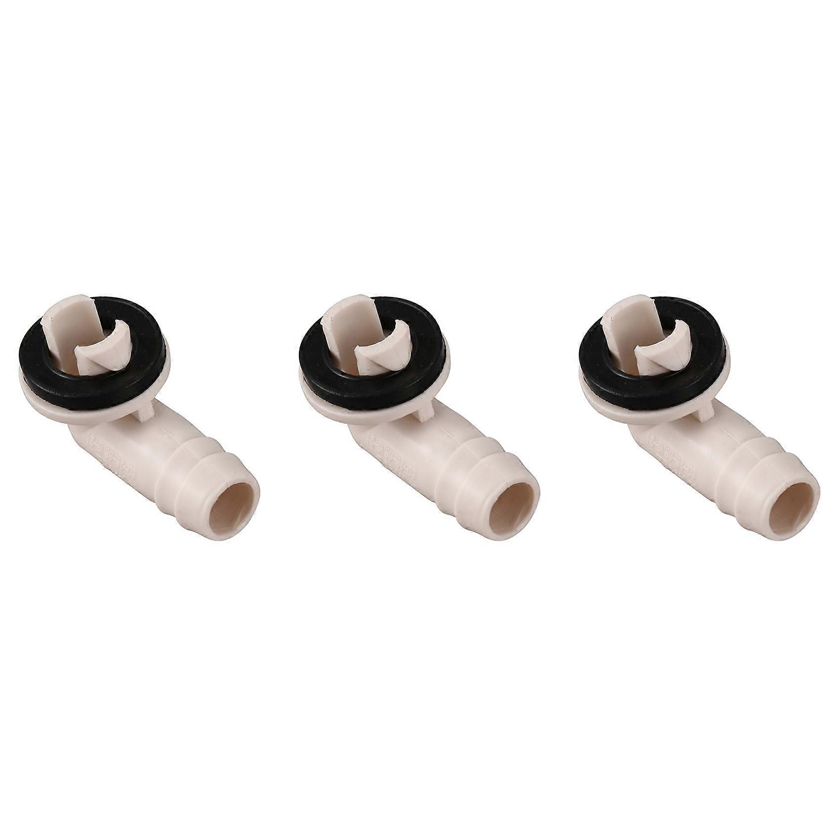 3X Air Conditioner Ac Drain Hose Connector Elbow Fitting for Mini-Split Units and Window Ac Unit 3/