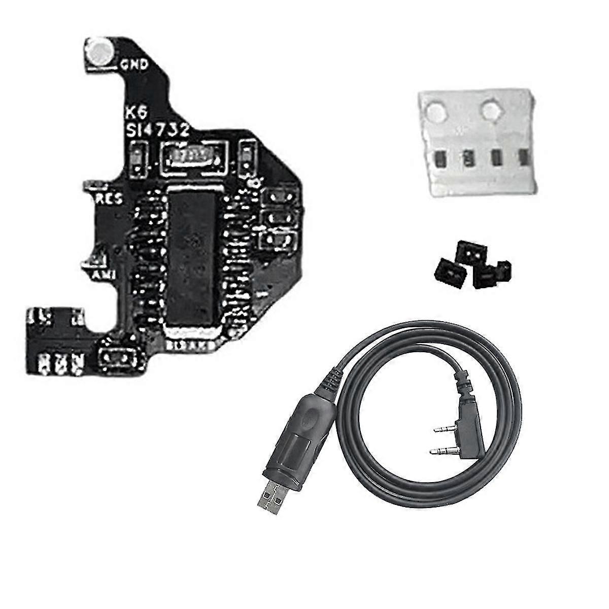 SI4732 Shortwave Radio Module+USB Programming Cable for UVK5/UVK6 DIY Shortwave Modification Module Kit
