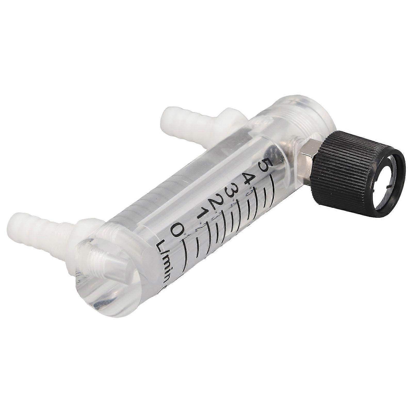 Adjustable Air Flow Meter - High Accuracy 5LPM Flowmeter with Scales - Panel Mount