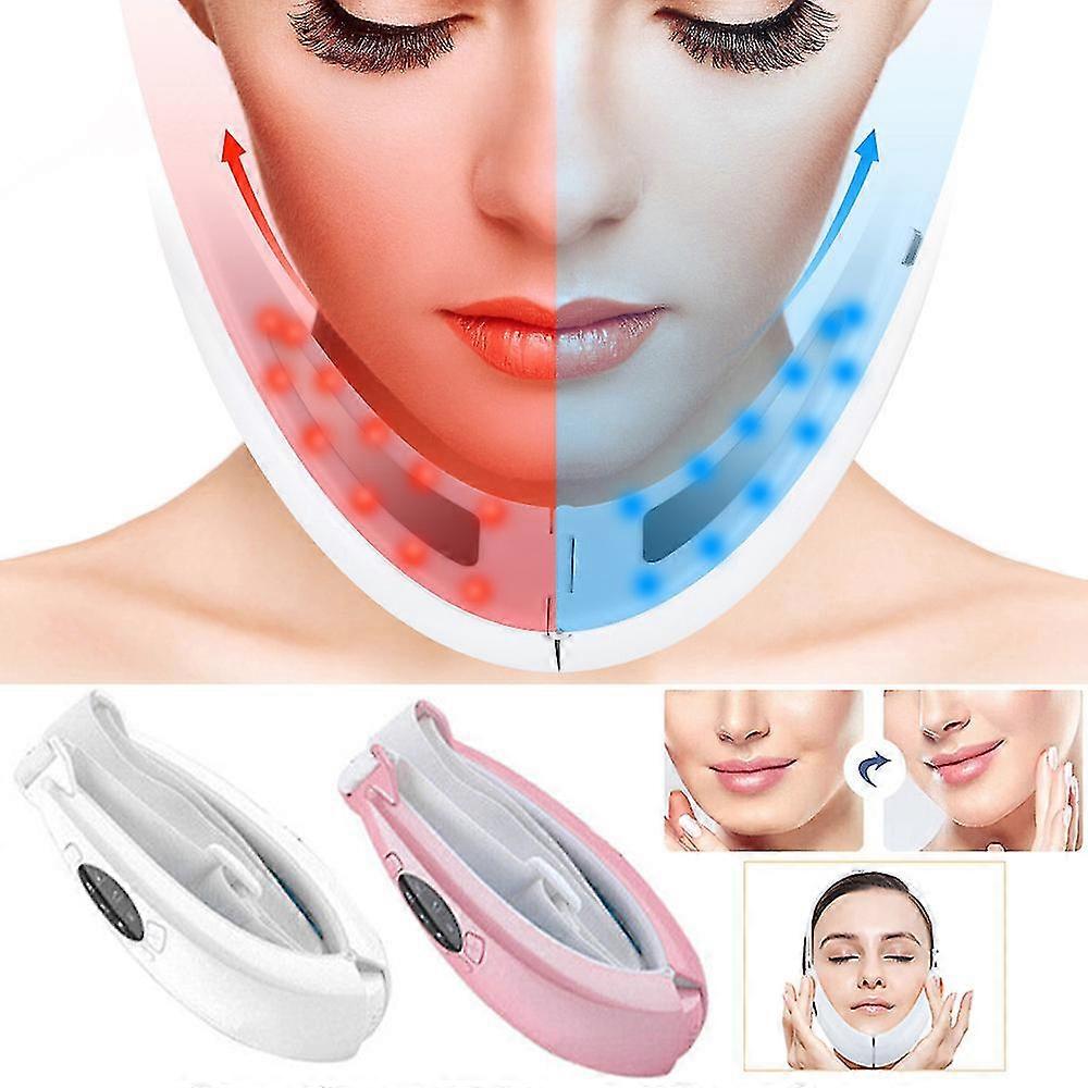 Electric Intelligent V-face Shaping Massager Ems Rf Led Anti-aging Lifting Face Slimming Reduce Double Chin Machine