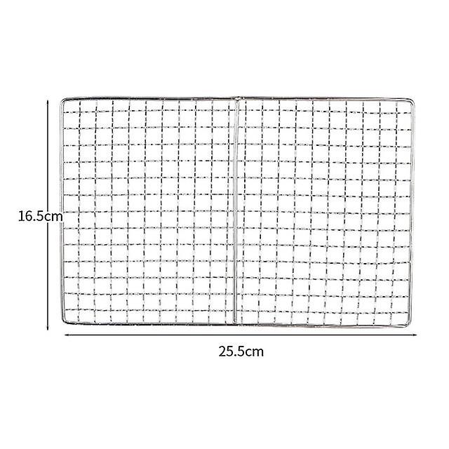 בושקראפט גריל נירוסטה חיצוני קמפינג גריל מטבח בישול ברביקיו מתלה מדורה טיולים טיולים נסיעות כלי קמפינג נייד