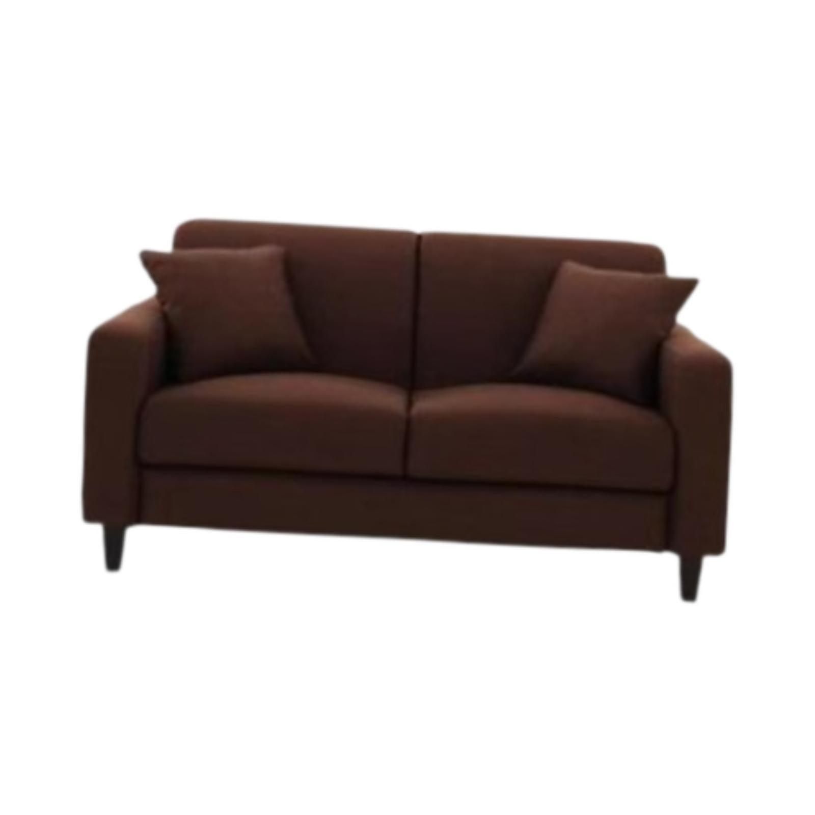 Reception Area Sofa Seating Nordic Design Loveseat for Studio Dorm Apartment Beige White