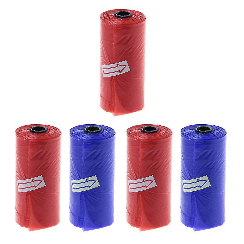  5 Roll Garbage Bags for Diaper Garbage Storage Nappy Sacks Leakage Proof