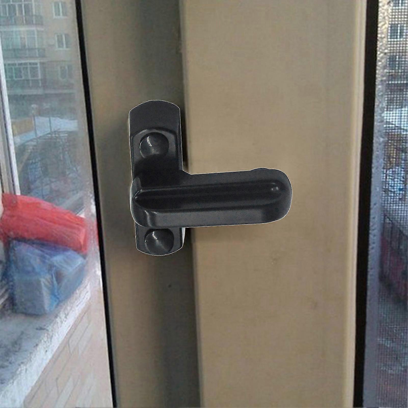 1 Set Window Lock Stable Easy Installation Anti-theft Zinc Alloy T-shaped Window Safety Lock Home Supply Mengxi-Yvan