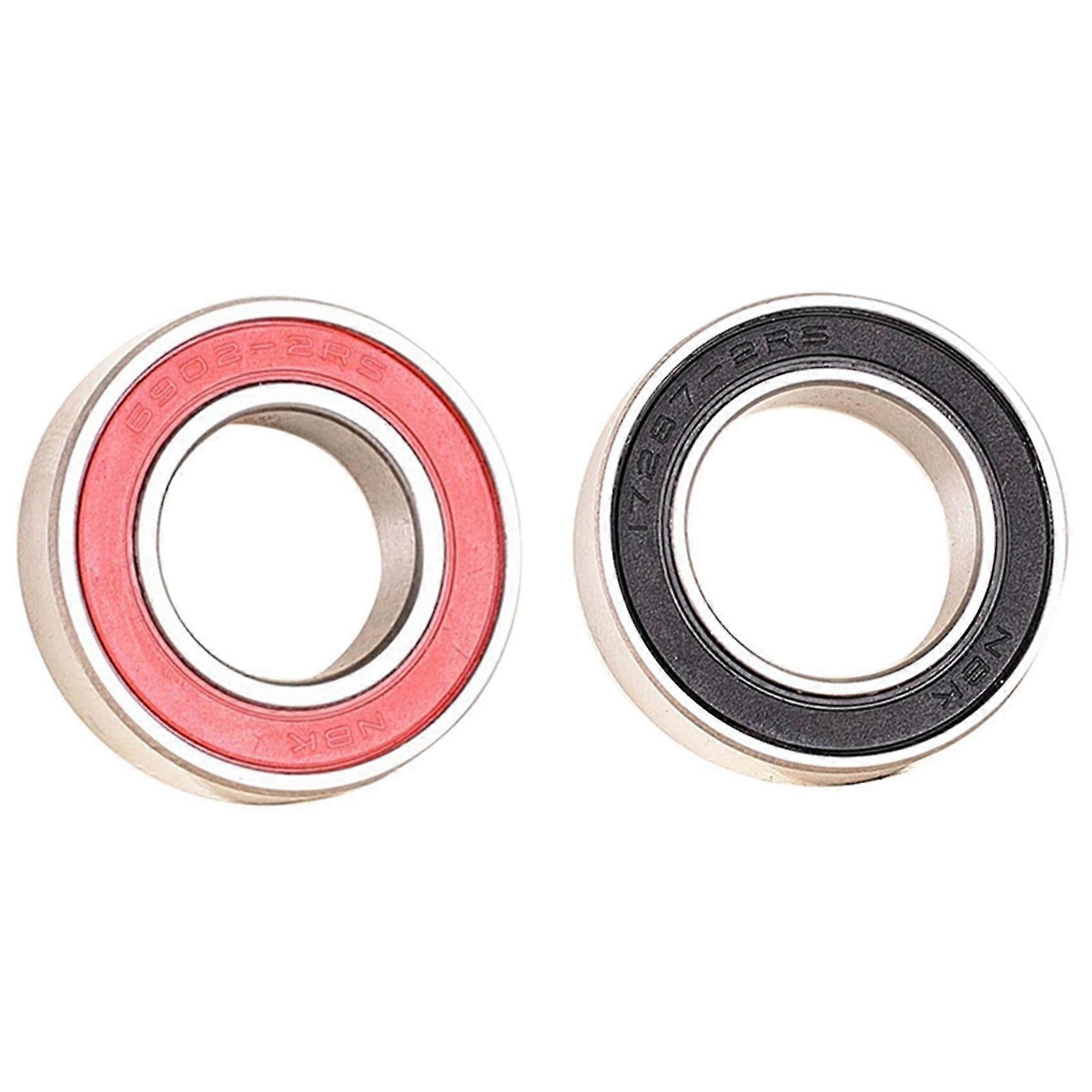 2pcs Bicycle Hub Bearing Palin Nbk For Xm490 Xm460 Bm440 Hub , 17287-2rs & 6902-2rs