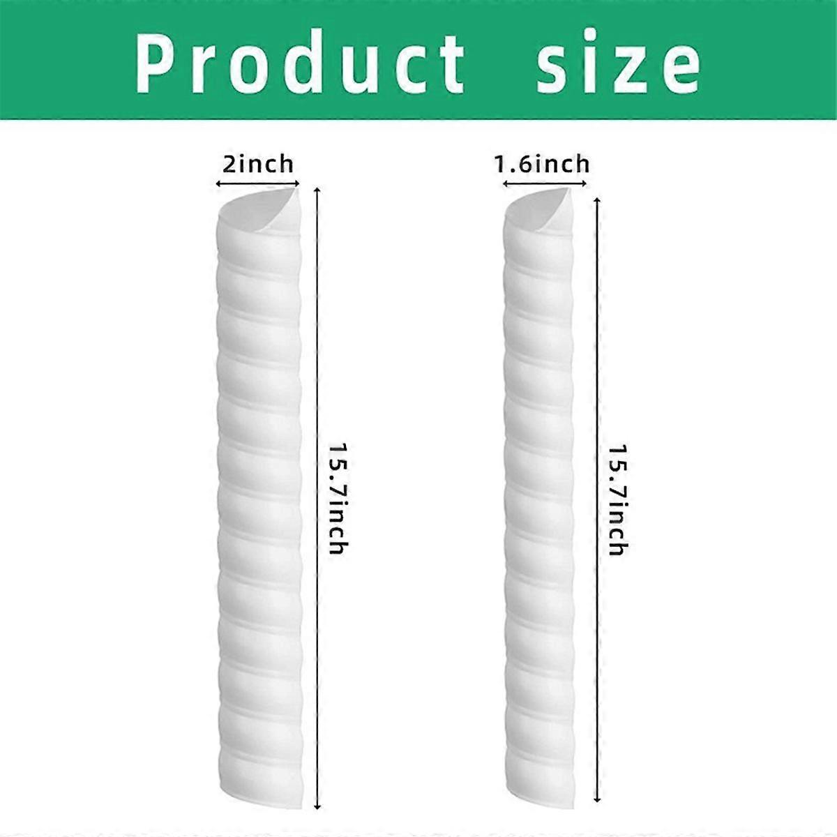 8PCS Tree Protectors 2 Size Plastic Spiral Tree Guard Tree Trunk Protector Wrap Tree Bark Protector