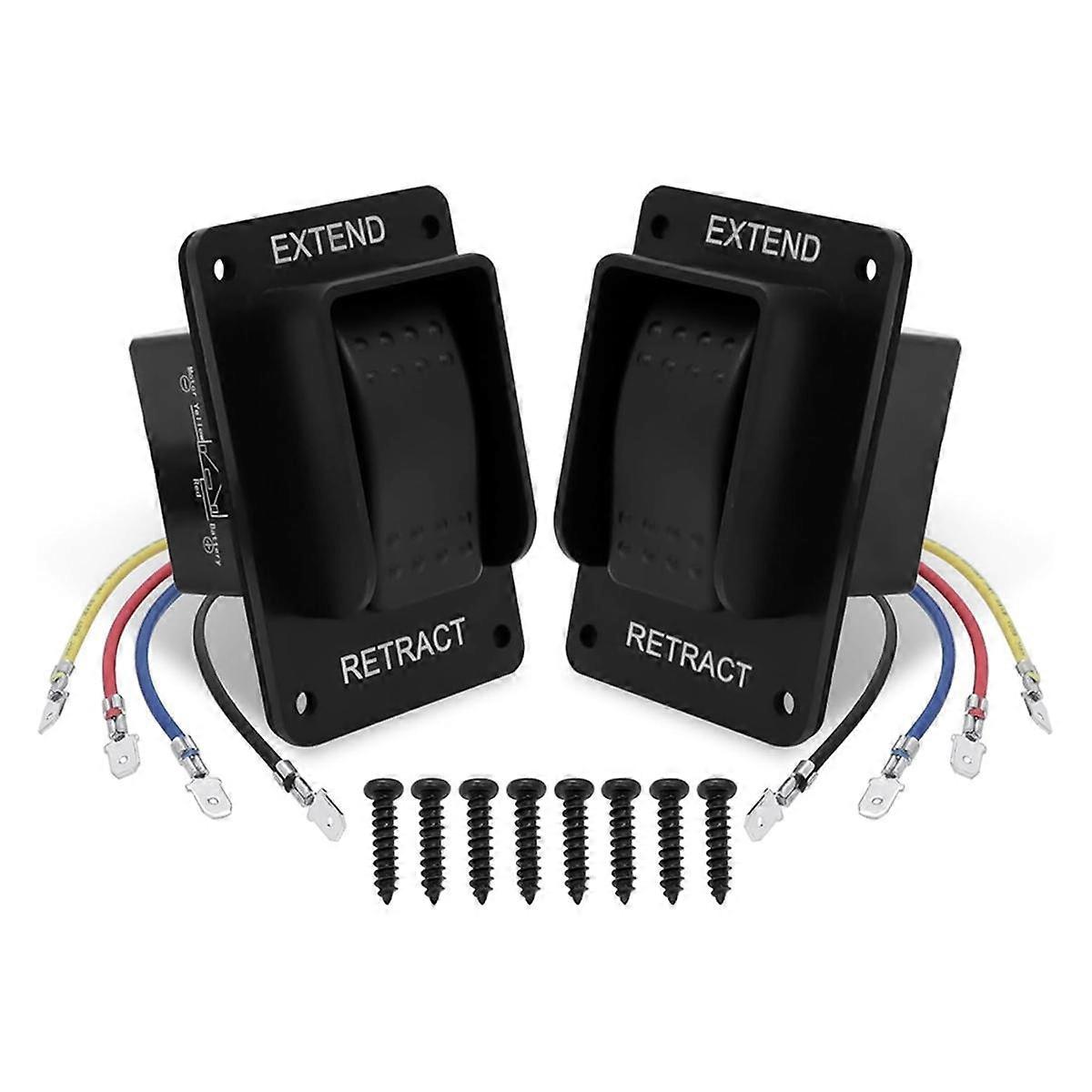 2pcs 387874 RV Electric Stabilizer Jack Switch for High Speed Stabilizer Jacks,RV Electric Stabilizer Switch