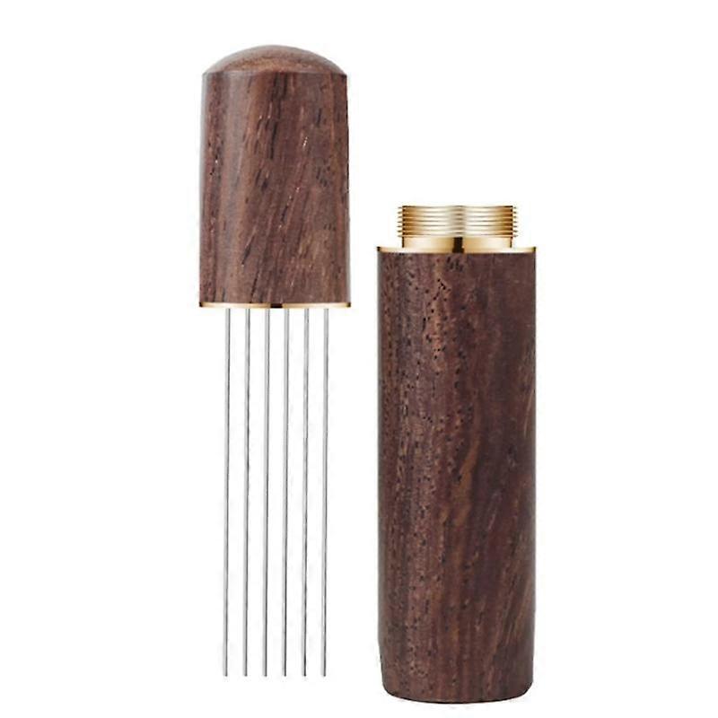 Espresso Coffee Stirrer Espresso Distribution Tool, Walnut Color
