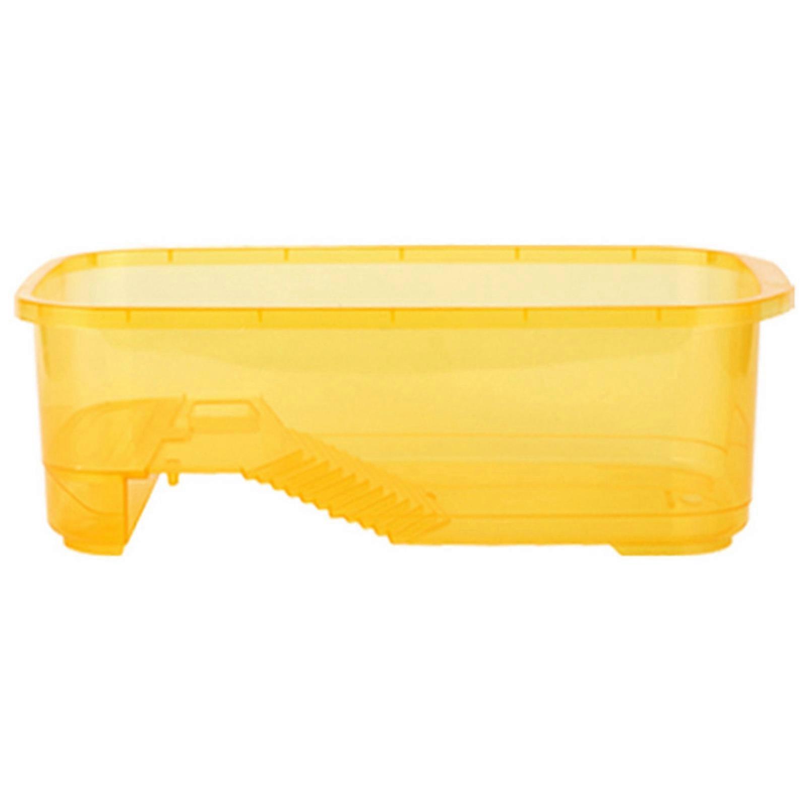 Reptile Feeding Box Thicker Material Broken-proof Smell-less Plastic Turtle Transport Container for Turtle