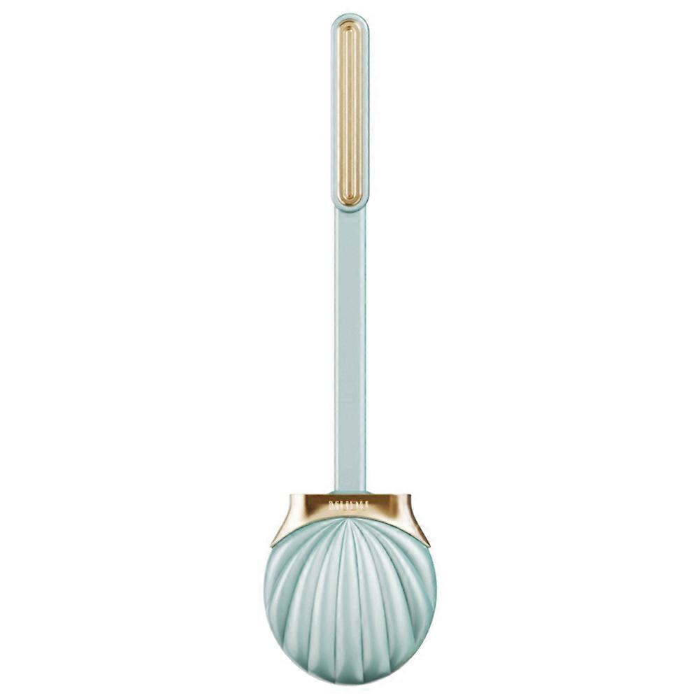 Toilet Brush Shell Shape Household Silicone Toilet Cleaning Brush Tool Wall Mounted Long Handle Hom