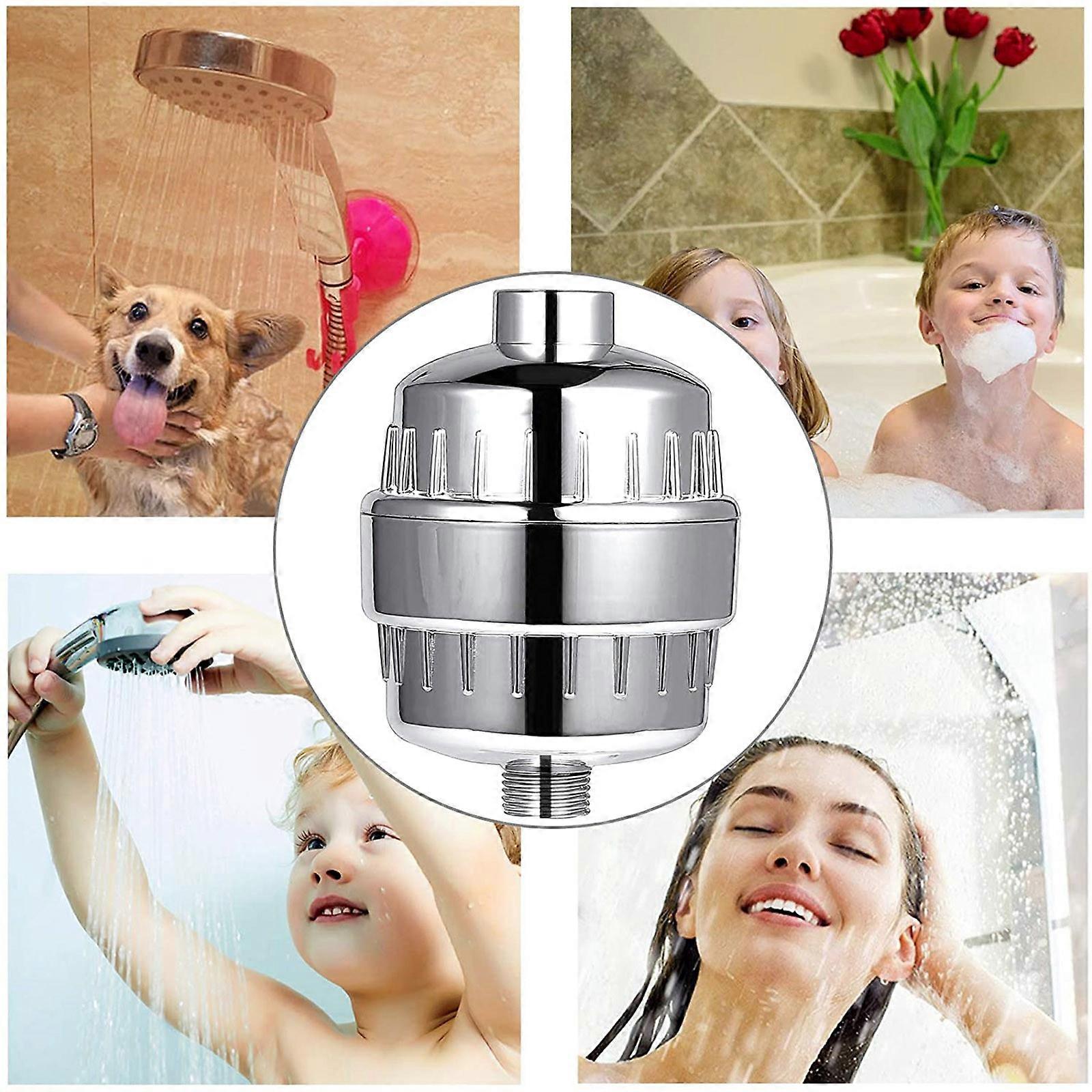 Shower Filter 15 Level High Output Universal Replaceable Water Purifier Shower Shower Set Replaceable Filter Water Purifier FLYE3503