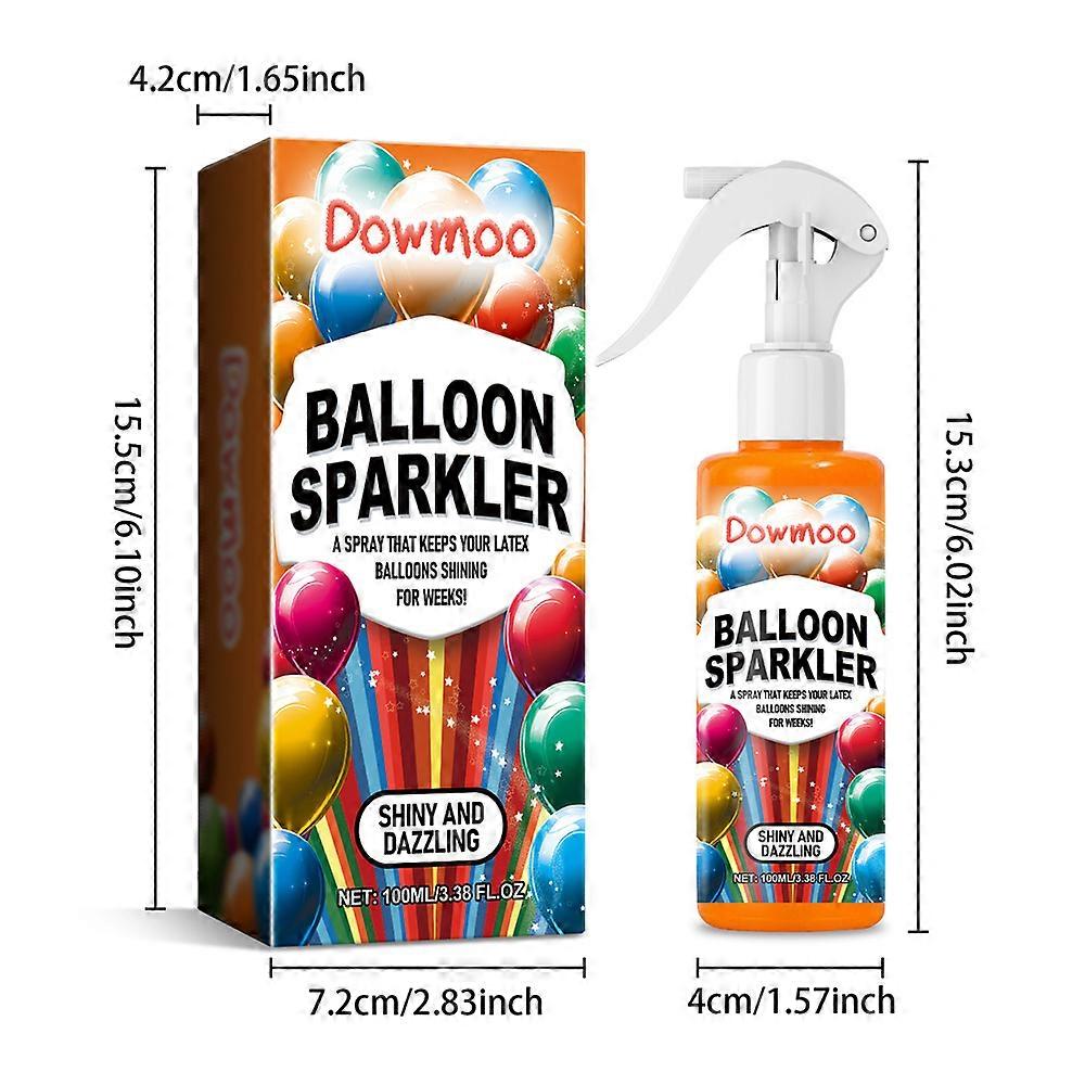 1-3PCS Balloon Brightener,Balloon Anti-fade Polishing Spray,Balloons Enhancement Gloss Keep The Balloons Surface Texture And Glossy Long-Lasting Non-O