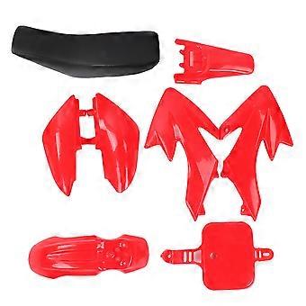 Guardabarros de plástico Juego de asiento de motocicleta Ajuste para Honda CRF50 Pit Bike de 4 tiempos