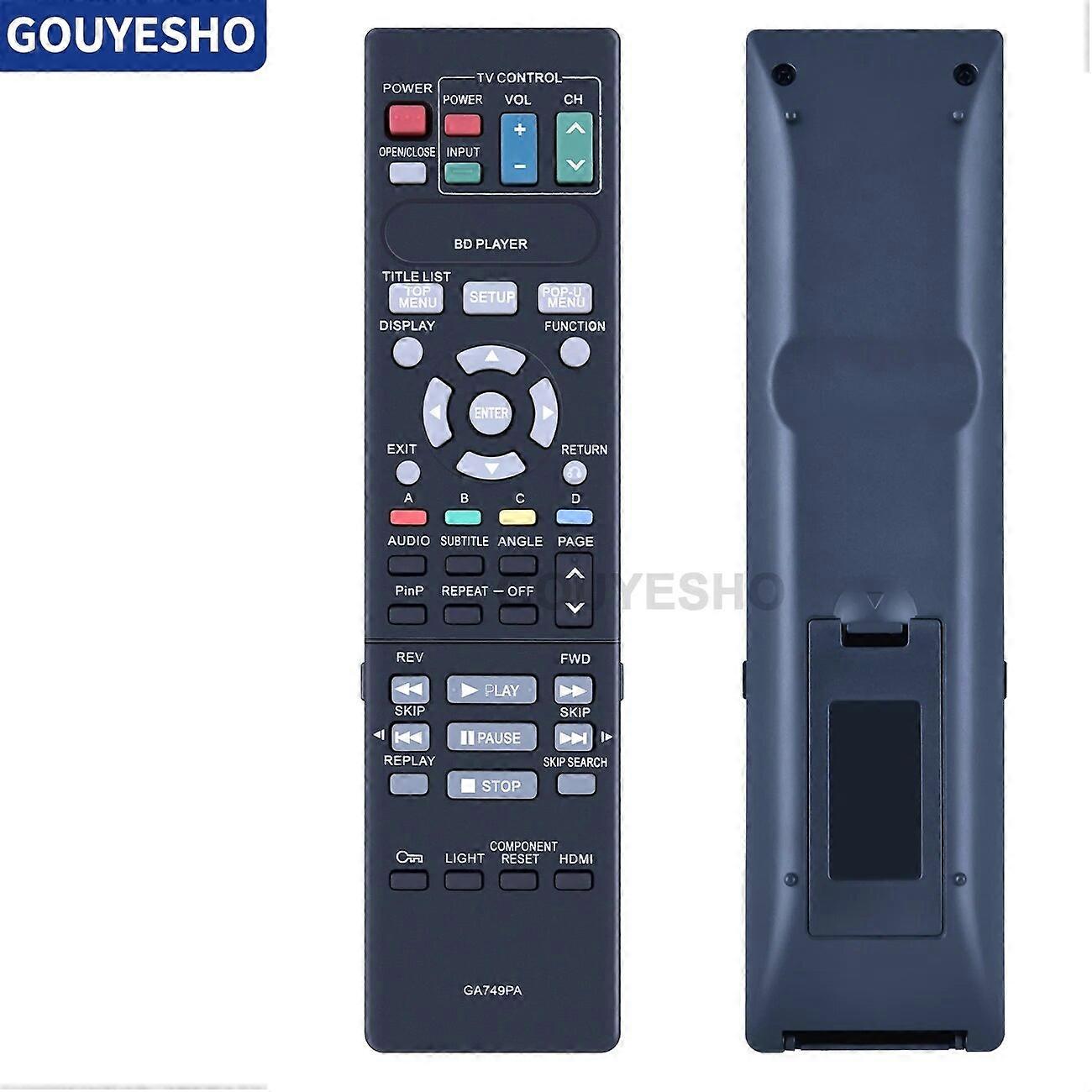 New Remote Control GA749PA For Sharp Blu-ray Dvd Player