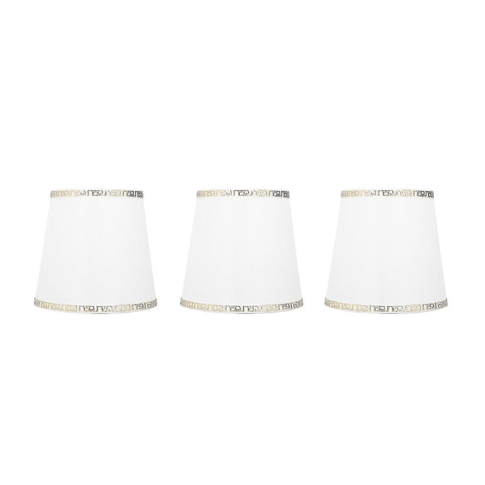 Exquisite Small Lamp Shades - 3Pcs E14 Soft Cloth, High Transmittance, Easy Assembly Table Lampshade