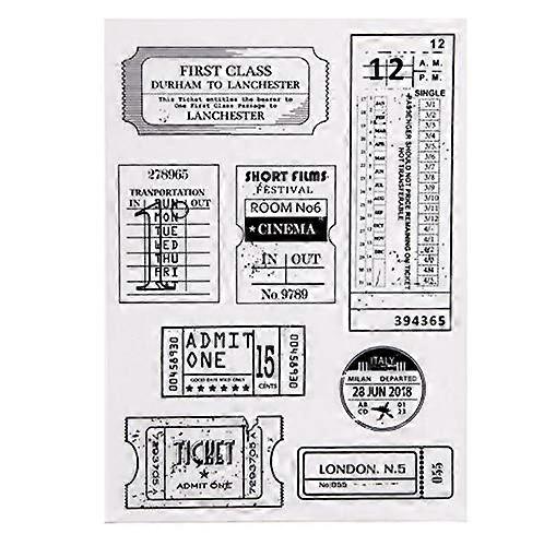 Welcome to Joyful Home 1pc Worldmap Background Rubber Clear Stamp for Card Making Decoration and Scrapbooking
