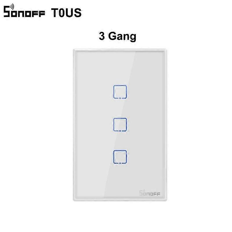 SONOFF Interruptor WiFi EWeLink SONOFF T0 Smart Switch 1 2 3 Gangs Smart