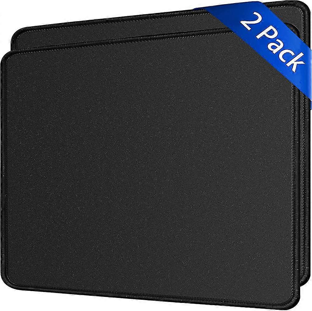 Mouse Pad, 2 Pack Heilwiy Upgated Durable S With Stitched Edge, Computer Gift