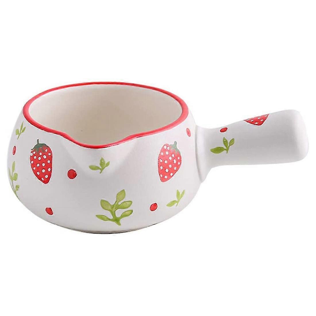 Milk Pot Butter Ceramic Coated Pot Non-stick Miave Ing Pot With Milk Pasta Sauce Str