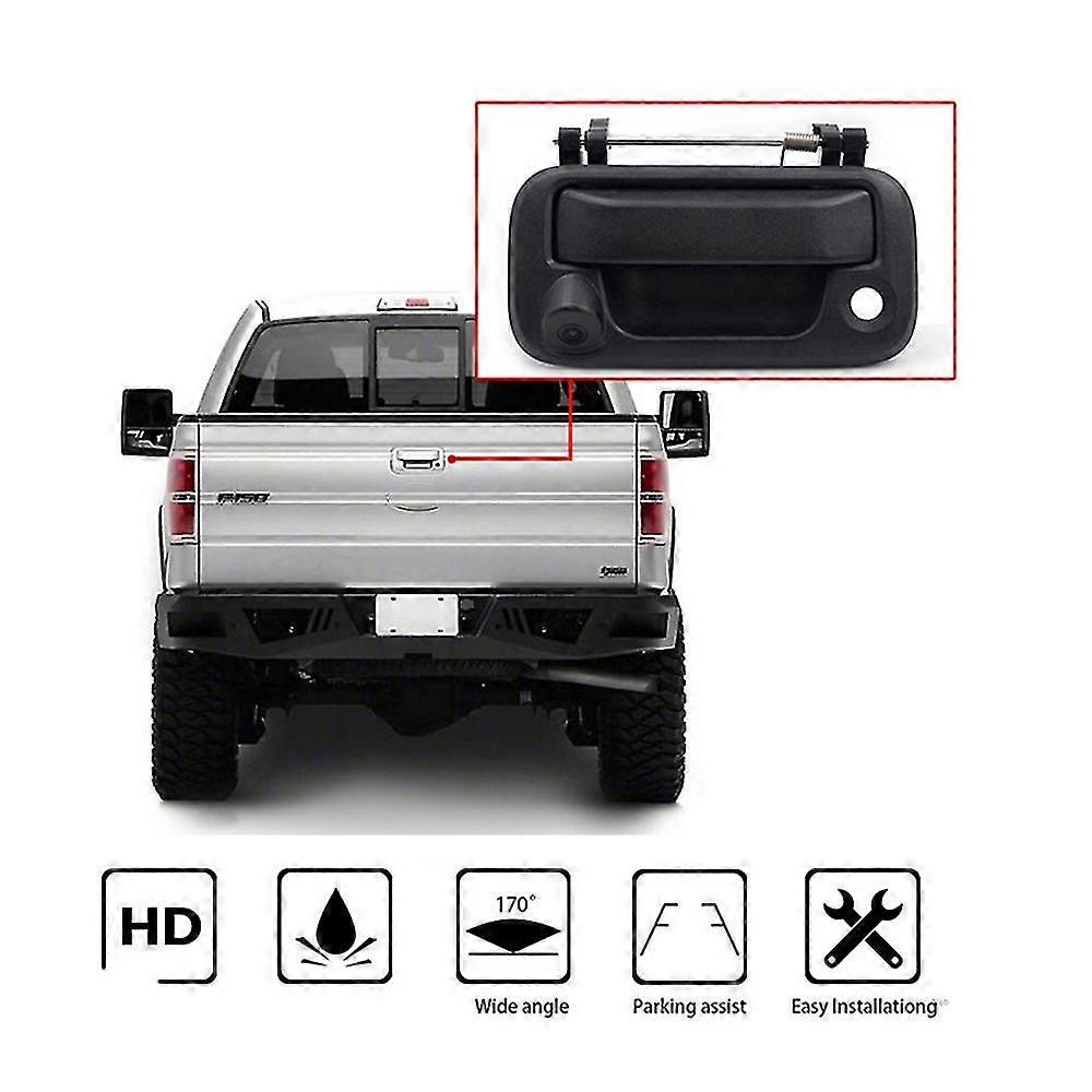 Rear Tailgate Trunk Handle With Hd Camera For Navara D23 Np300 2015-2021