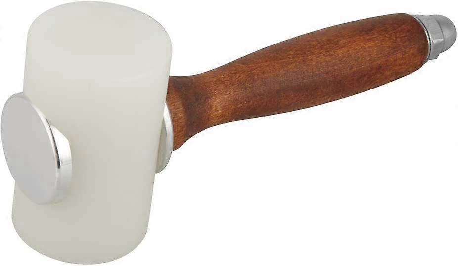 Martillo de cuero Mango de madera T Head Nylon Tool