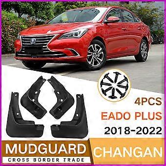 Uitstekende spatlappen Spatborden Geschikt voor Changan Eado Plus 2018-2022 Spatborden Band Spatborden Spatlappen Wielbeschermers Accessoires 4x Band