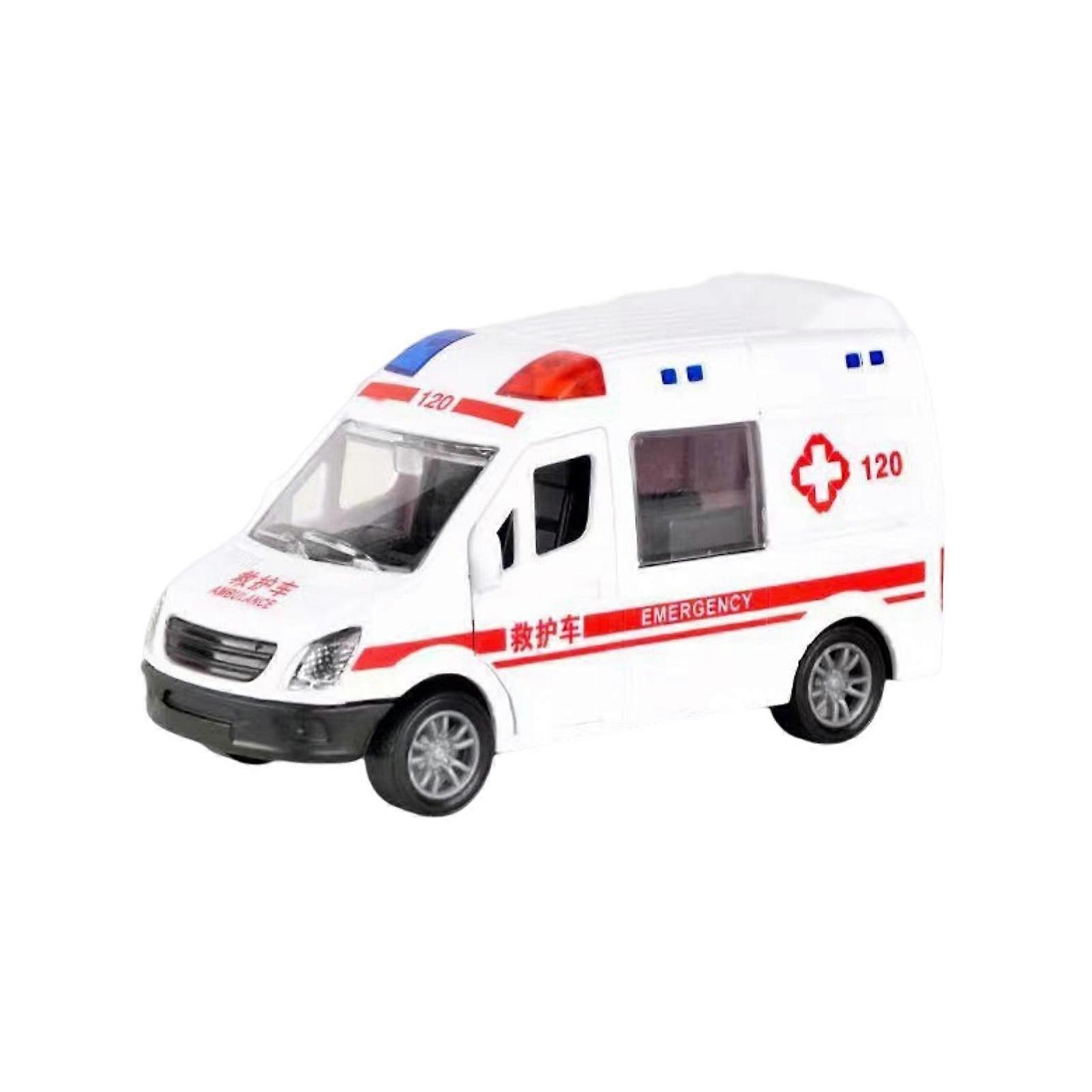 100:1 Car Model Toy Car Door Openable Fall-resistant Push Slide Inertia Driving Mini Construction Vehicle Model Toy Children Gift KAESI