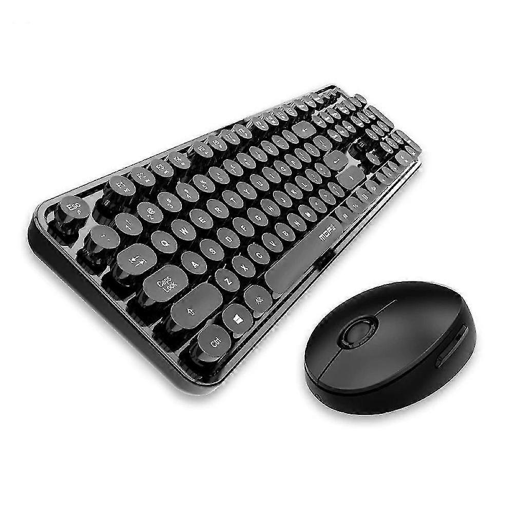 Universal Cute Portable Wireless 2.4ghz Keyboard Mouse Set For Office Computer-ZC